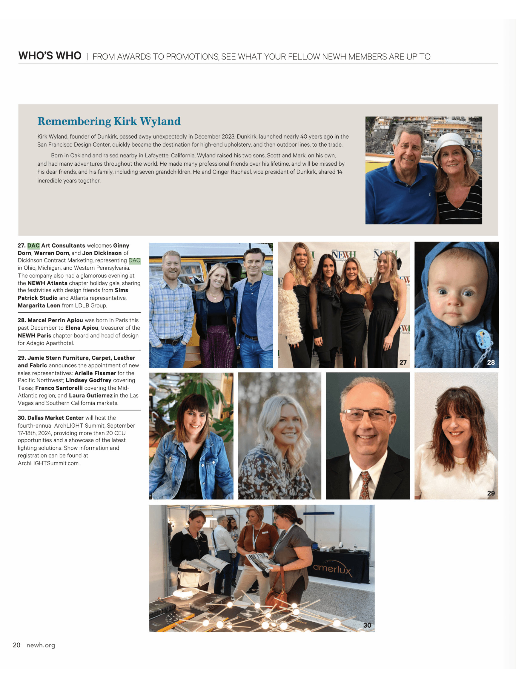 SP24 NEWH Member News
