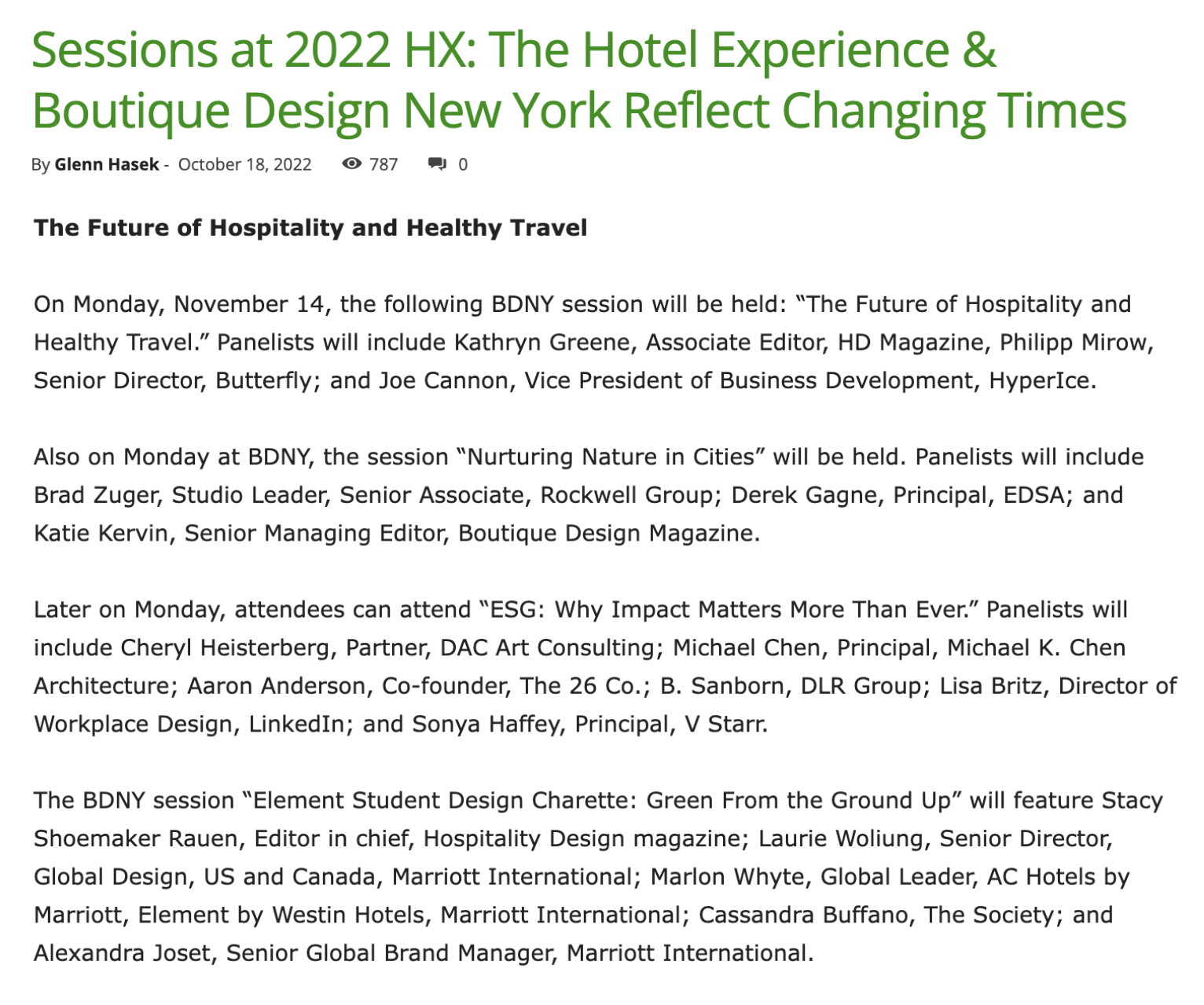 Cheryl at 2022 HX