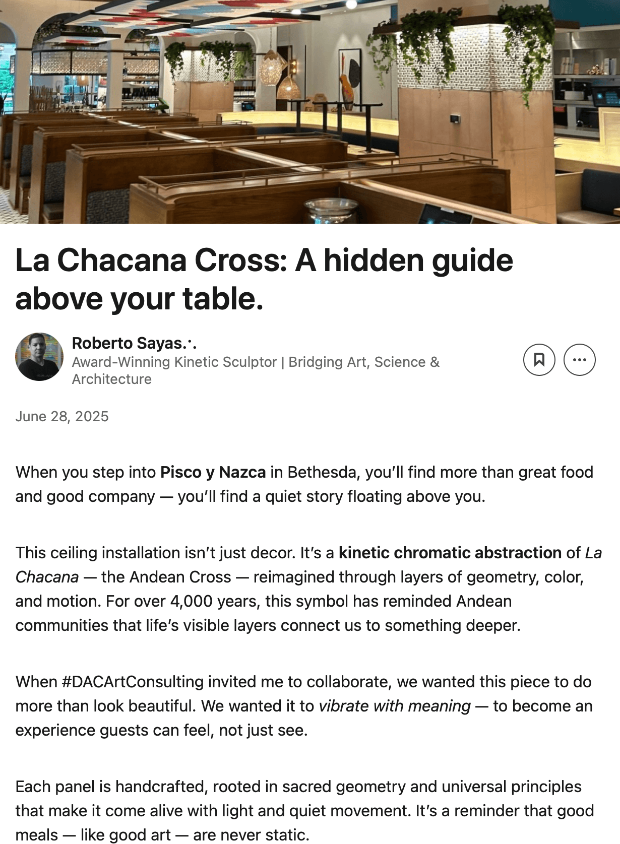 La Chacana Cross
